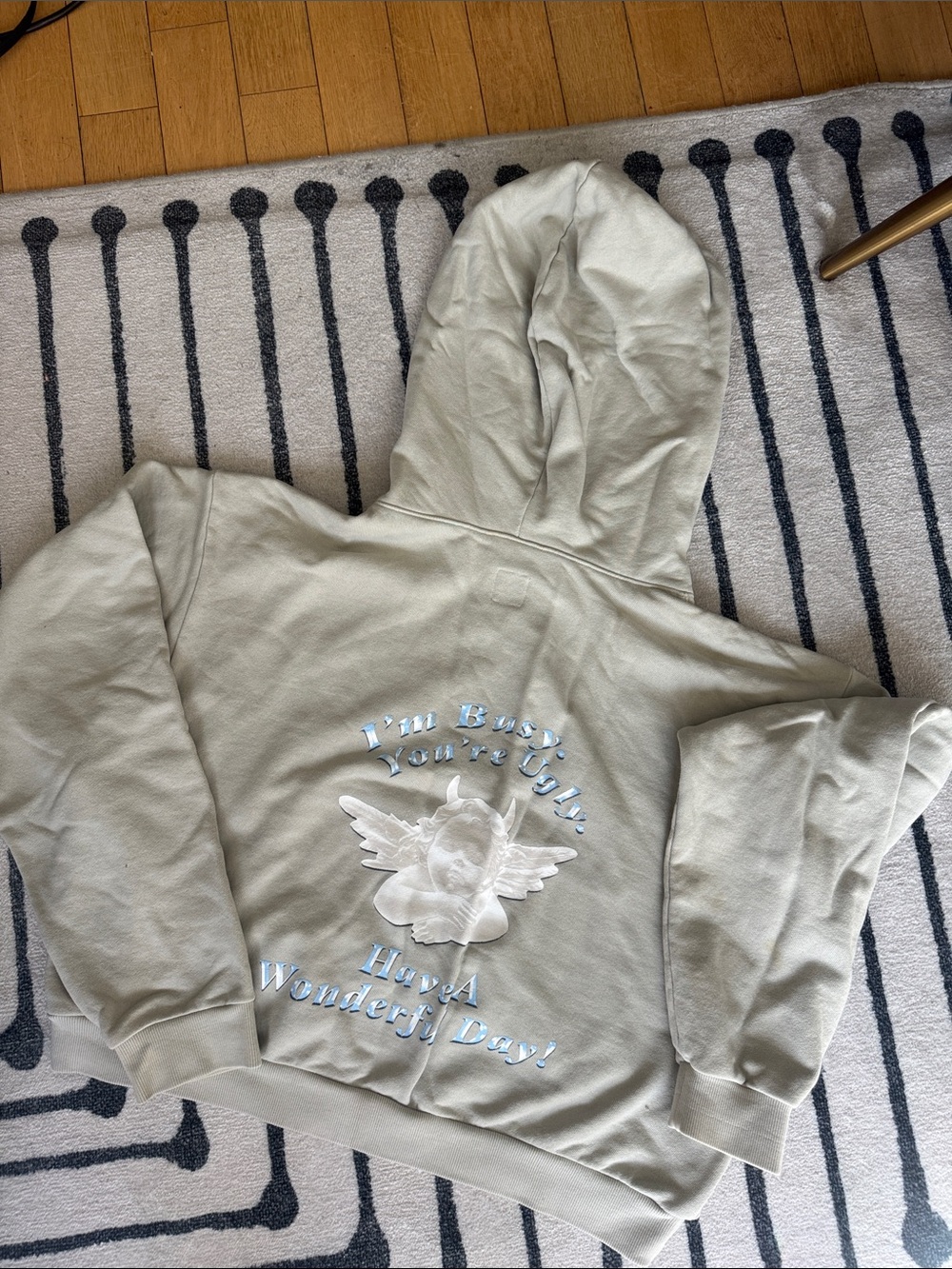 Boys Lie Graphic Cropped Hoodie